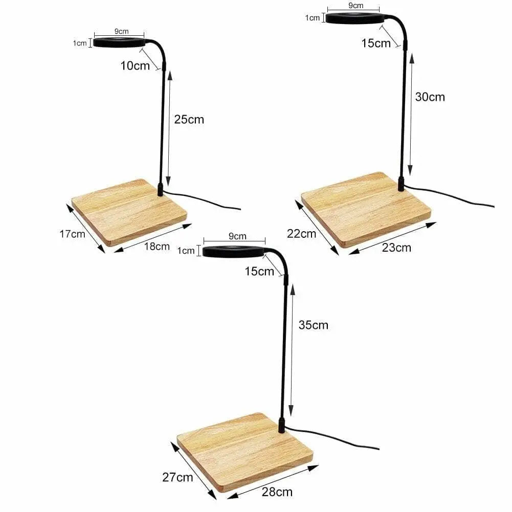 10W Aquarium LED Light Heat Insulation With Wood Board