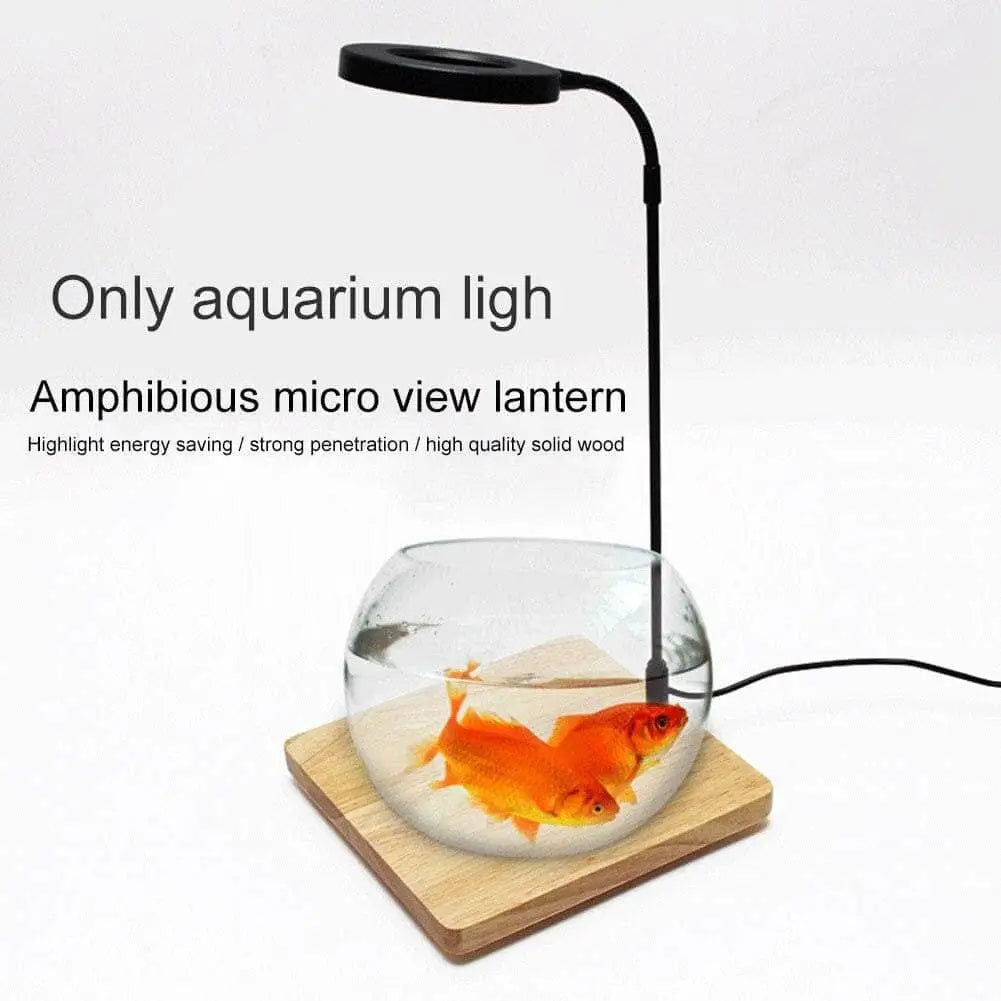 10W Aquarium LED Light Heat Insulation With Wood Board