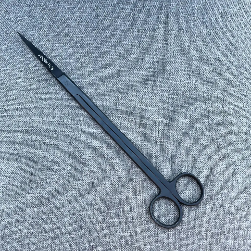 25CM ABQUATICS Scissor Straight Black