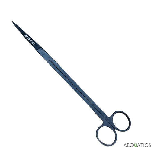 25CM ABQUATICS Scissor Straight Black