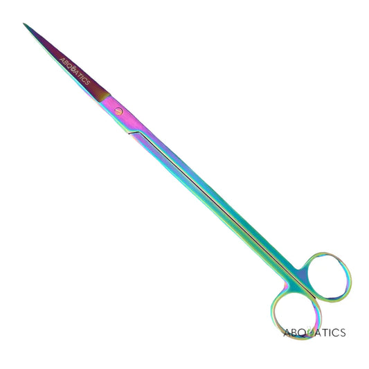 25CM ABQUATICS Scissor Straight Rainbow