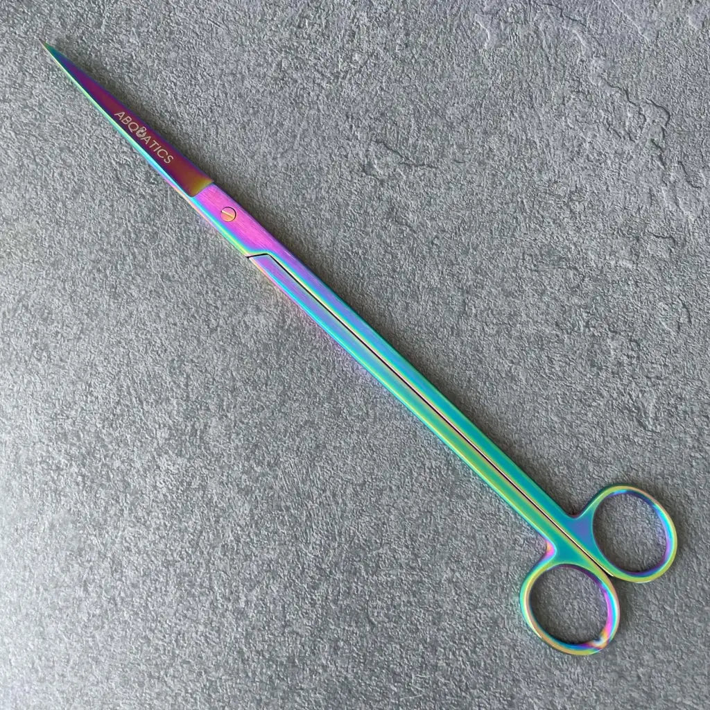 25CM ABQUATICS Scissor Straight Rainbow