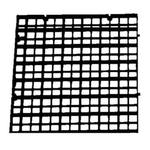 Black square grid.