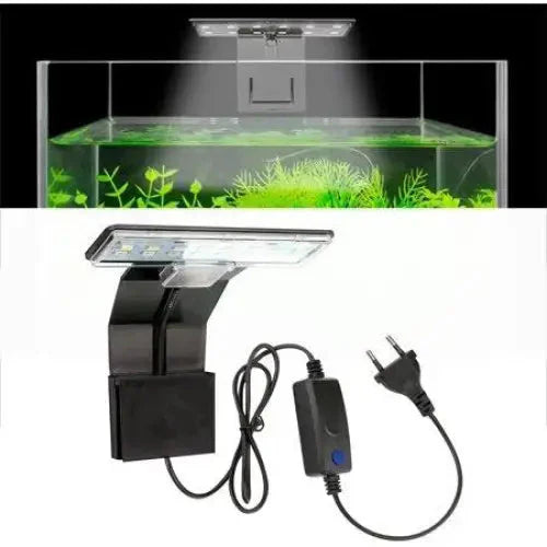 6w Mini Clamp Led Light Black M-180 (For 20-30cm Tank)