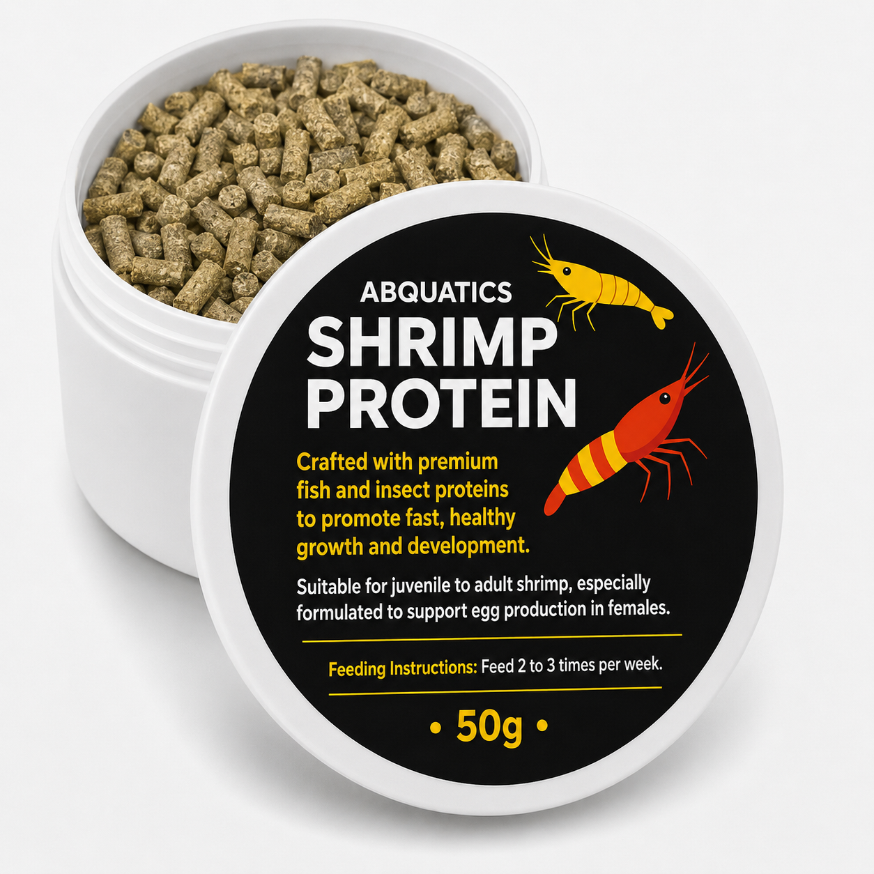 ABQUATICS SHRIMP PROTEIN 50G