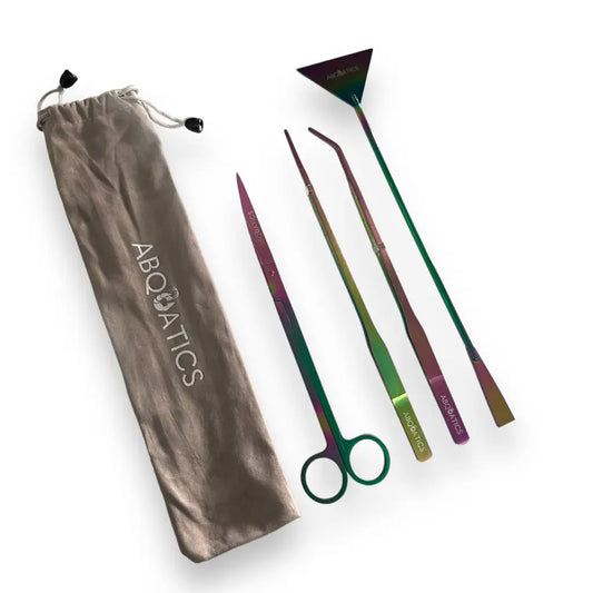 Abquatics Aquascaping Tool Set (5pcs inc Bag) RAINBOW