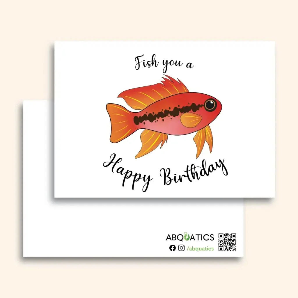 Fish you a Happy Birthday’ greeting card.
