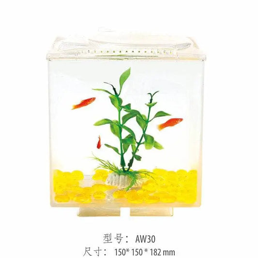 Apple window Plastic FIsh Tank