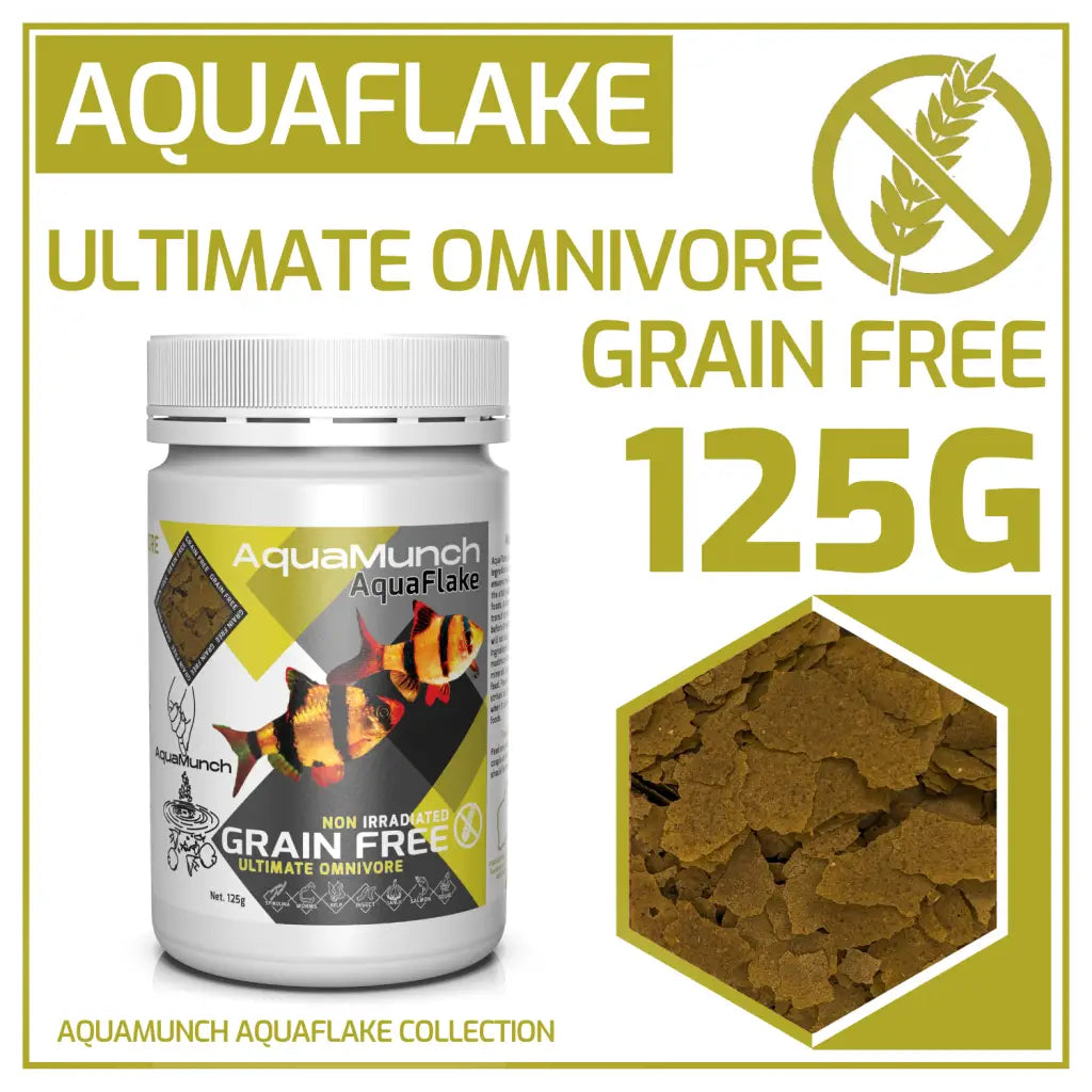 AquaMunch AquaFlake Fish Food - Ultimate Omnivore (Flake)