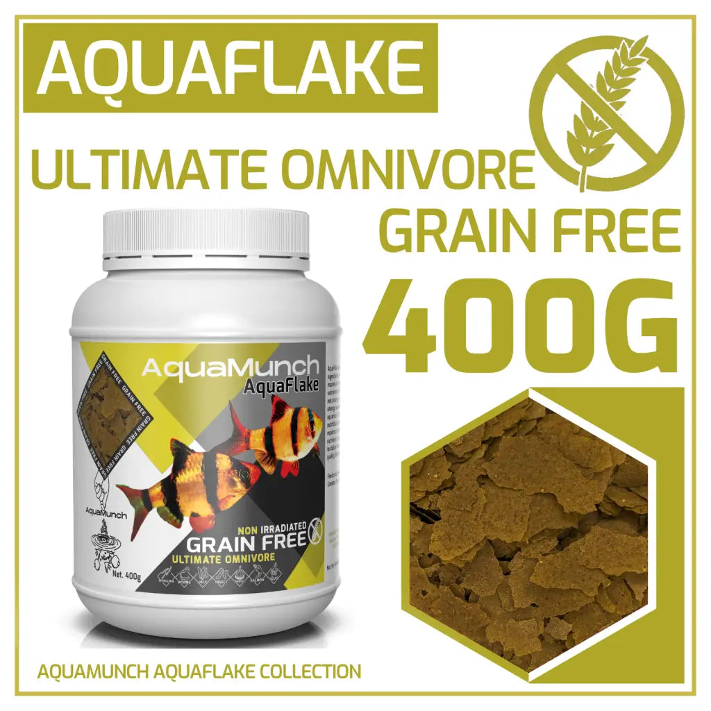 AquaMunch AquaFlake Fish Food - Ultimate Omnivore (Flake)