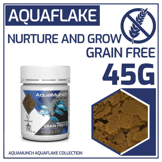 AquaMunch AquaFlake Fish Fry Baby Food - Nurture & Grow