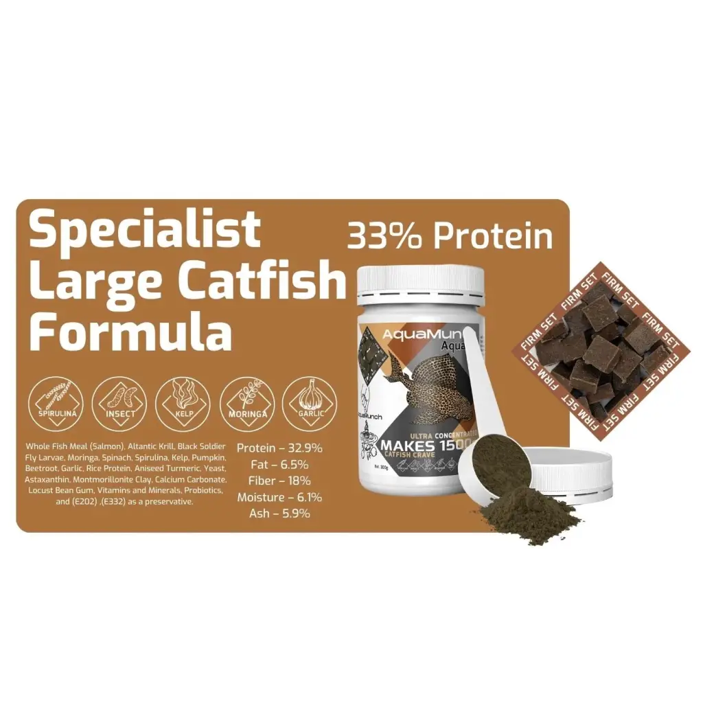 AquaMunch AquaGel Fish Food - Catfish Crave