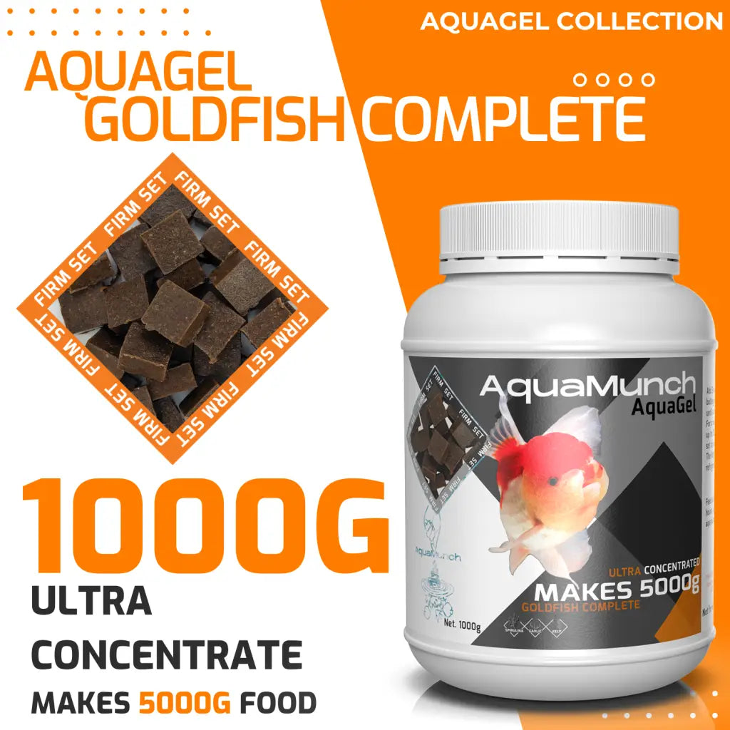 AquaMunch AquaGel Fish Food - Goldfish Complete