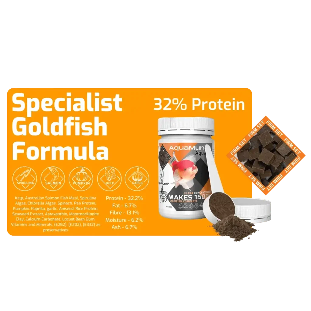 Goldfish food product.