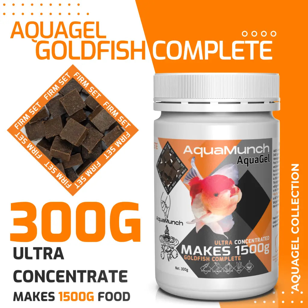 AquaMunch AquaGel Fish Food - Goldfish Complete