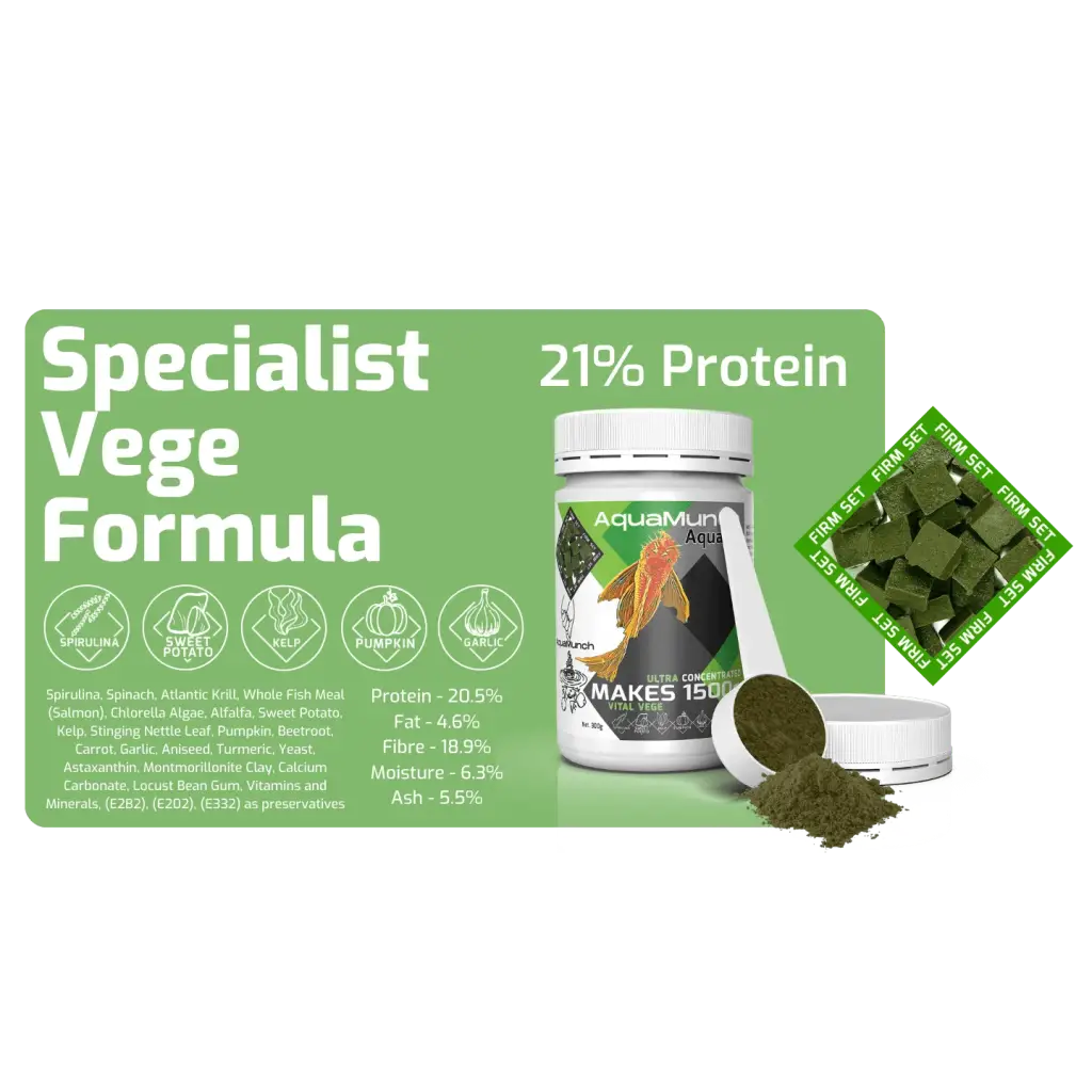 AquaMunch AquaGel Fish Food - Vital Vege