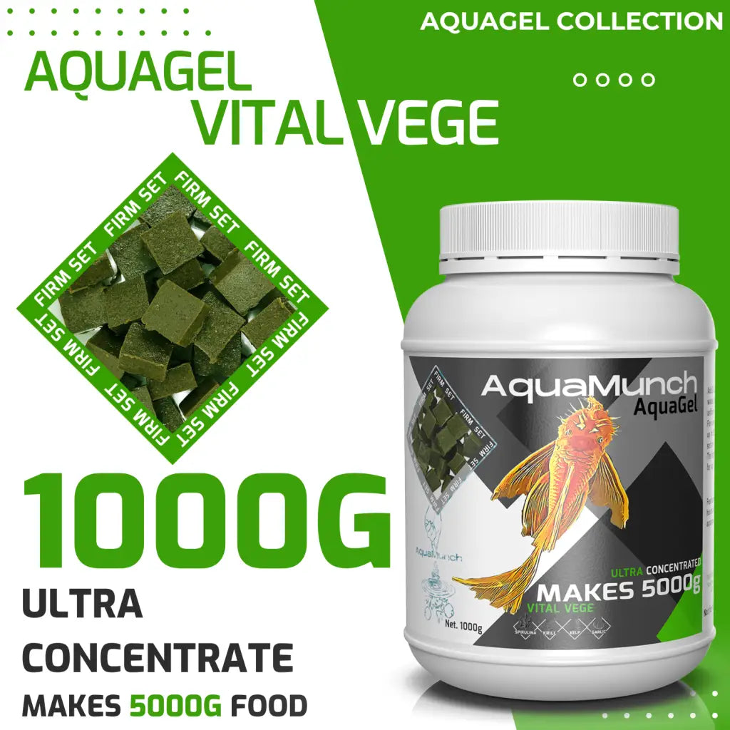 AquaMunch AquaGel Fish Food - Vital Vege