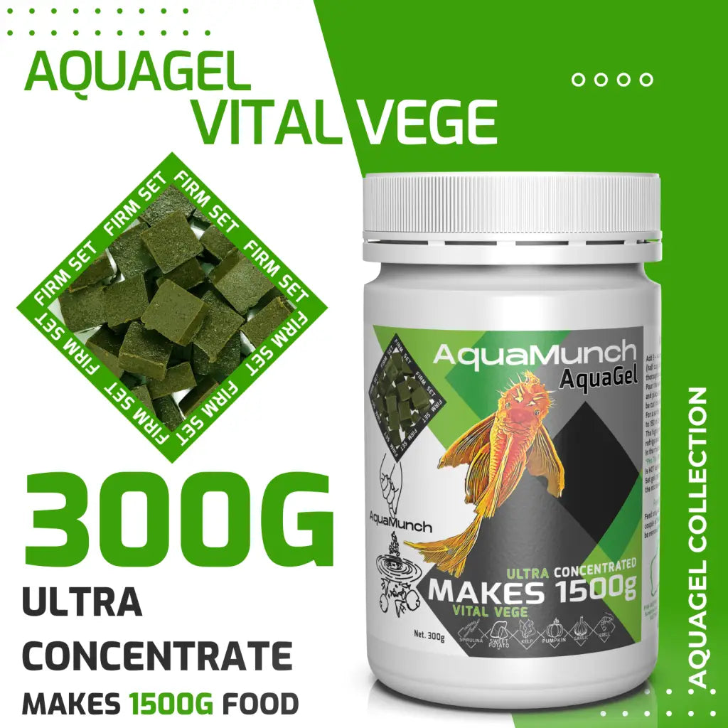 AquaMunch AquaGel Fish Food - Vital Vege