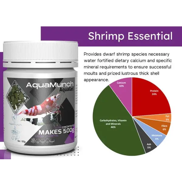 AquaMunch AquaGel Shrimp Food - Shrimp Essential