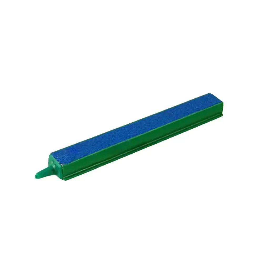 Rectangular blue and green air stone.