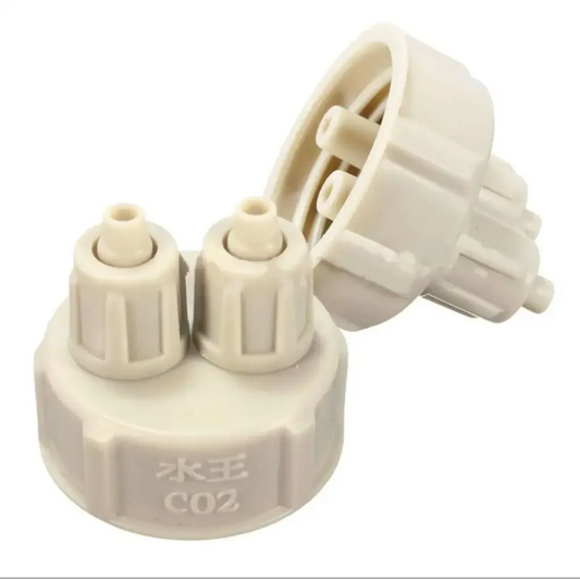 Aquarium Bottle Caps for DIY CO2 Diffuser Air (Pack Of 2)