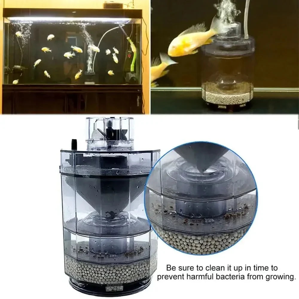 Aquarium filter system.