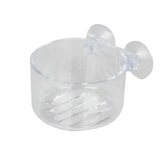 Aquarium Feeding Dish With Dual Suction Cup