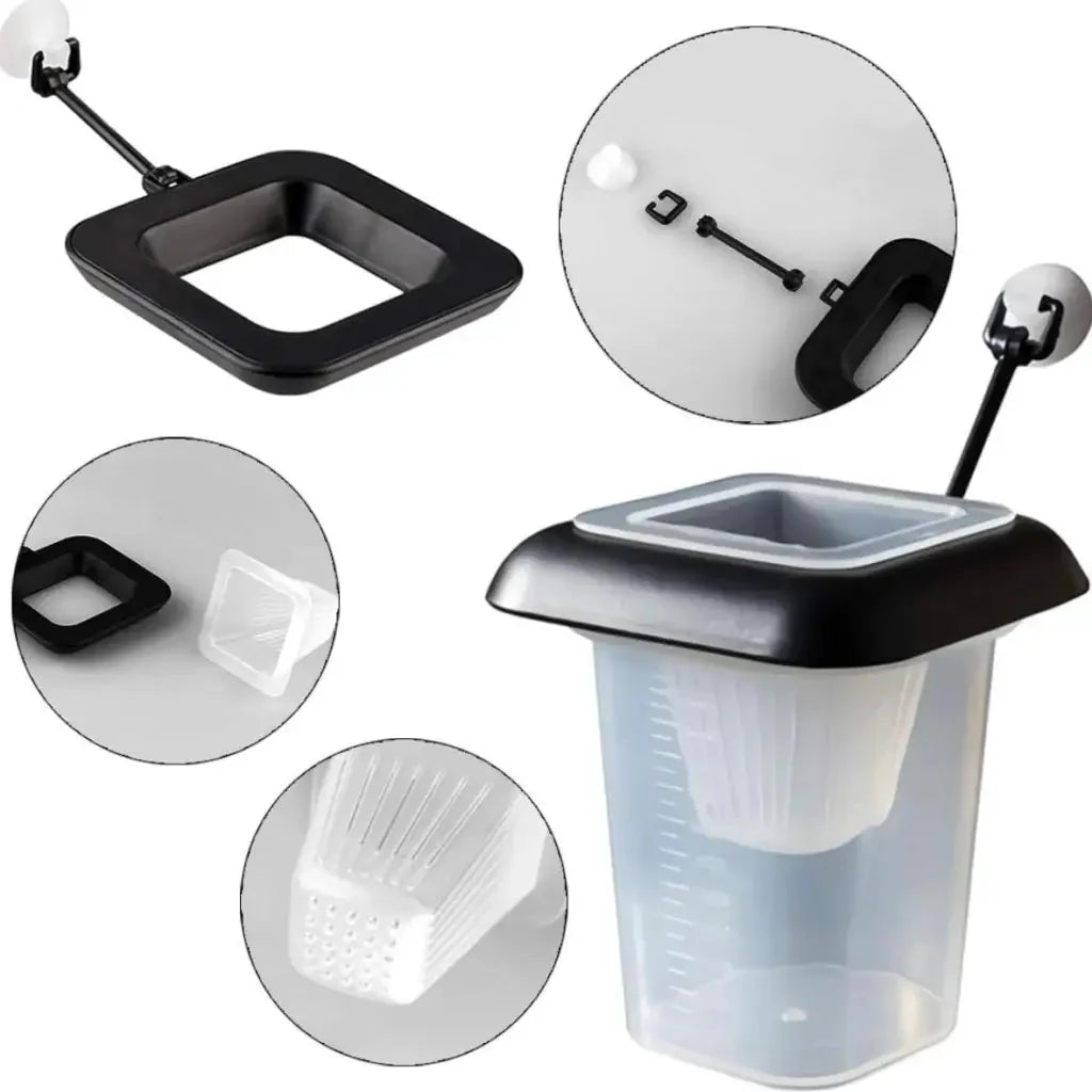 Aquarium Feeding Ring With Feeding Cone & Measuring Cup