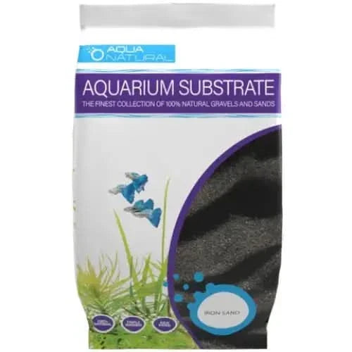 Bag of aquarium substrate.