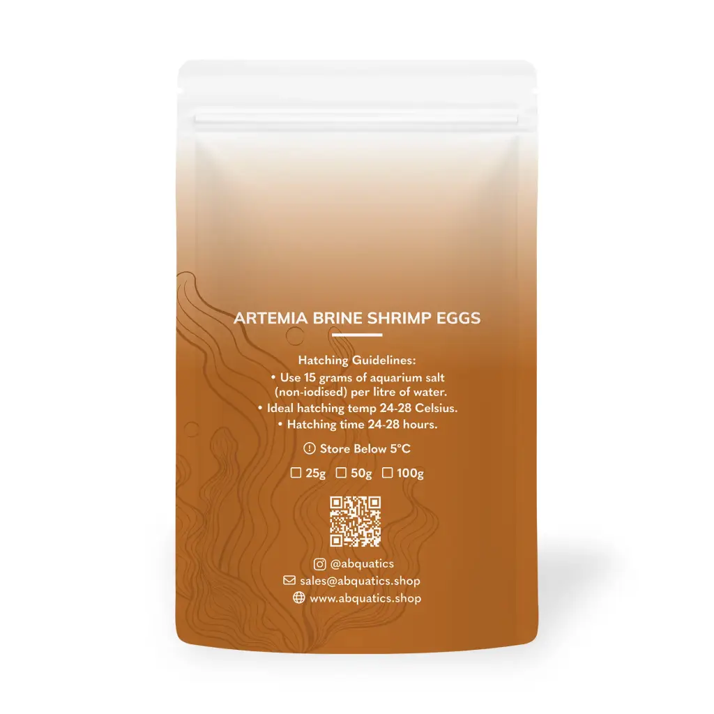 Artimia Brine Eggs Shrimp Cysts (95% Hatch Rate) 50g