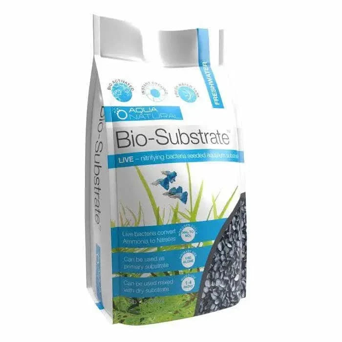 Bag of aquarium substrate.