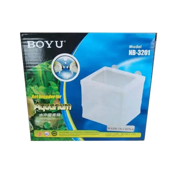 Aquarium breeder box packaging.