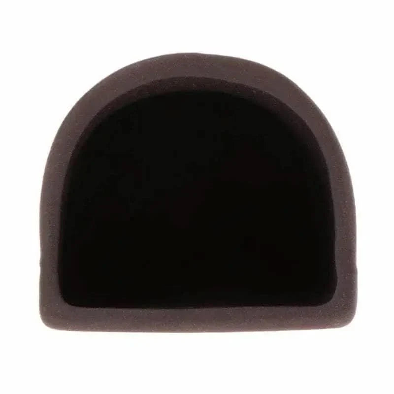 Dark brown ceramic reptile hide.