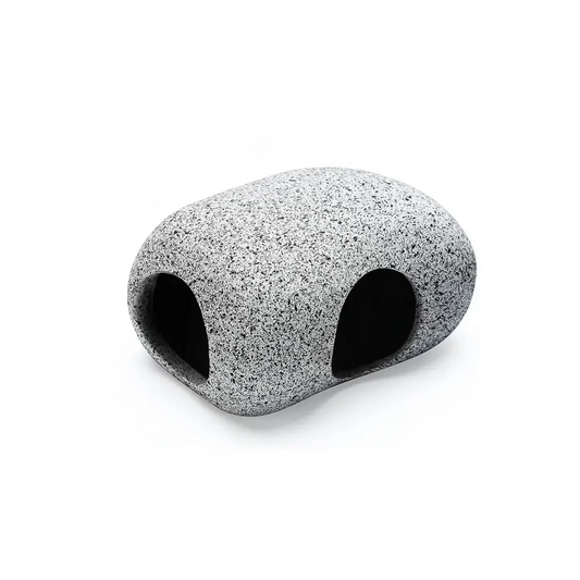 Ceramic Cichlid Rock (TWO HOLE)