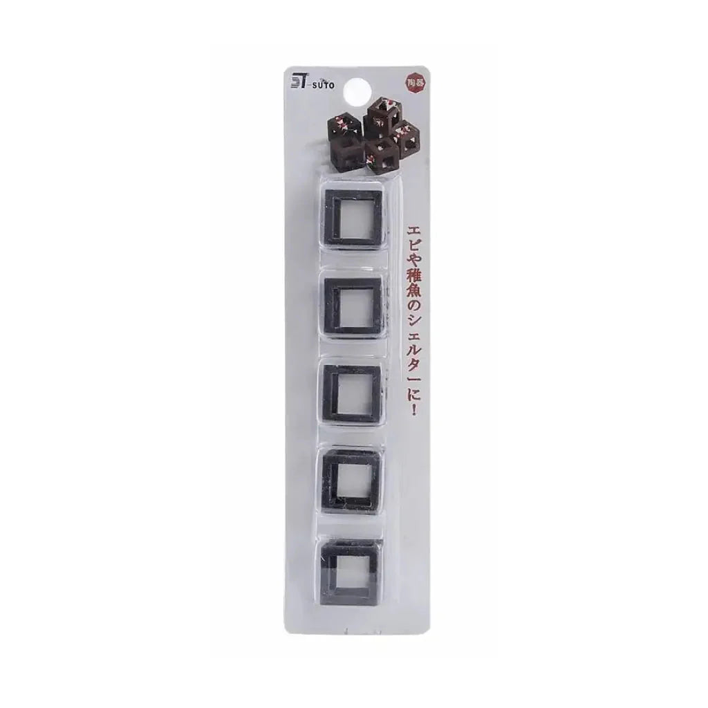 Ceramic Shrimp Shelter CUBE - 5 in One Pack)