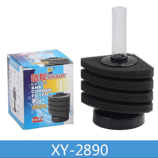 Corner Fit Aquarium Sponge Filter XY-2890