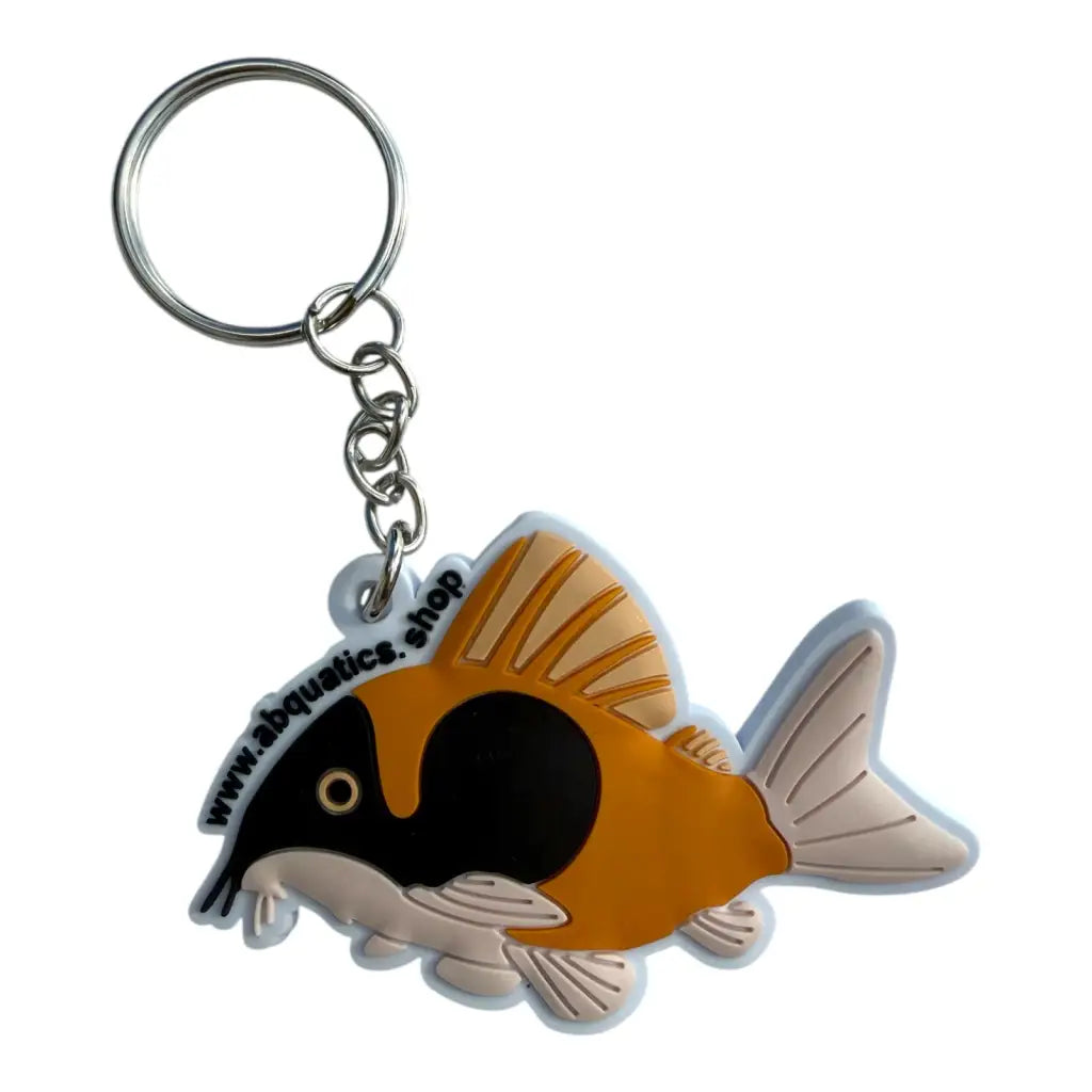 Fish-shaped keychain.