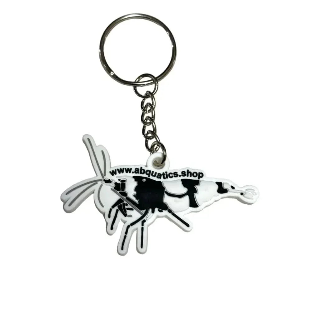 Shrimp-shaped keychain.