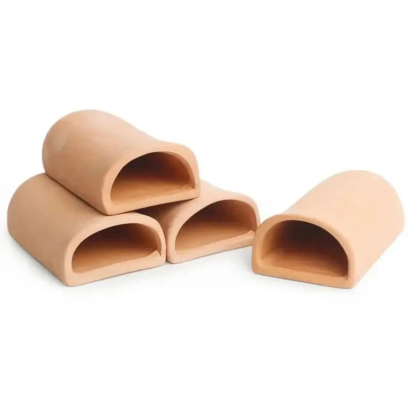 Terracotta aquarium cave decorations.