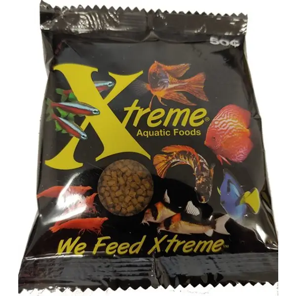Bag of Xtreme Aquatic Foods.