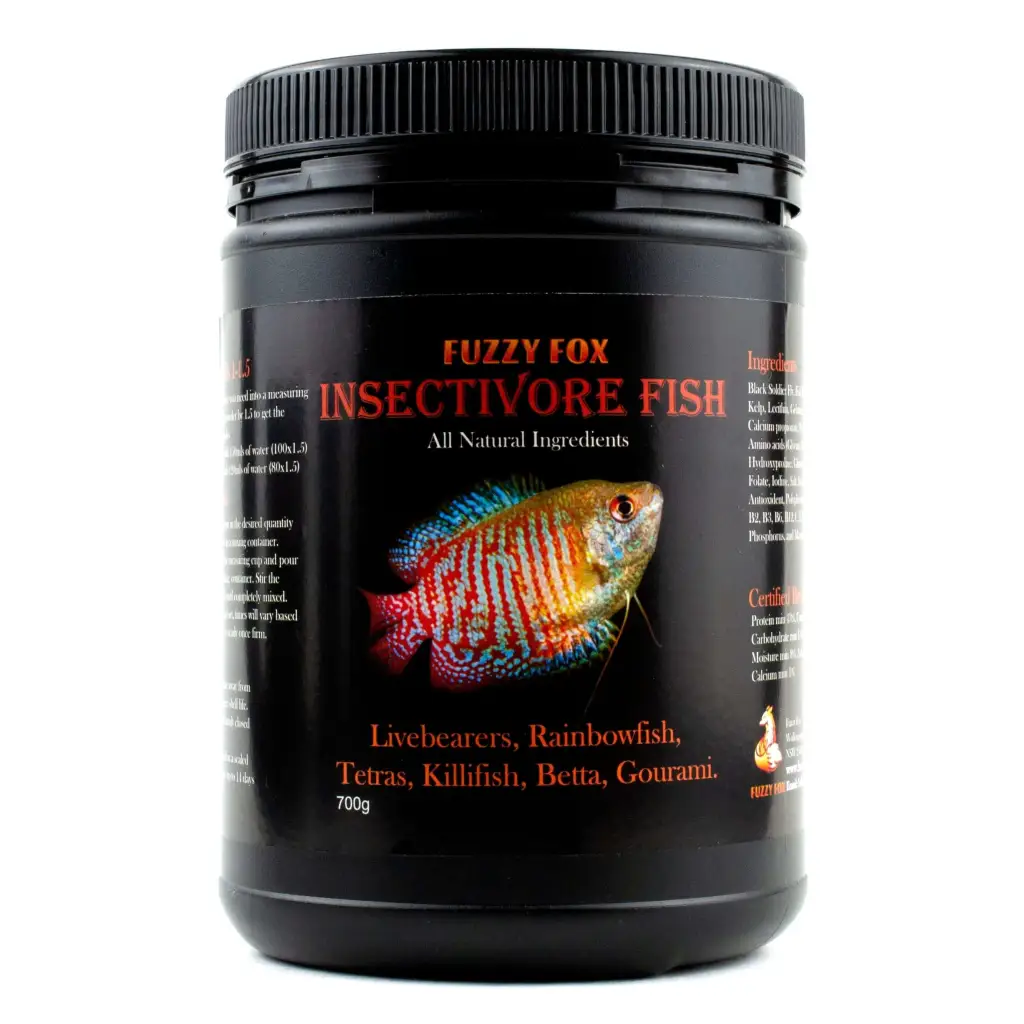 Fuzzy Fox Insectivore Mix (Fish) - 700g