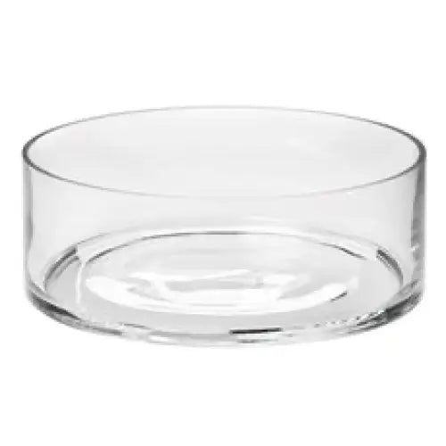 Glass Float Bowl Clylinder Clear (20x9cmH)