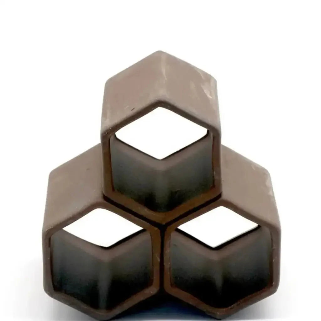 Hexagon Shaped Pleco Cave - 3 Hole