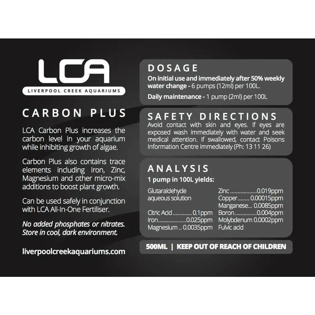 LCA Carbon PLUS *NEW* ( Shrimp Safe ) - 500ML