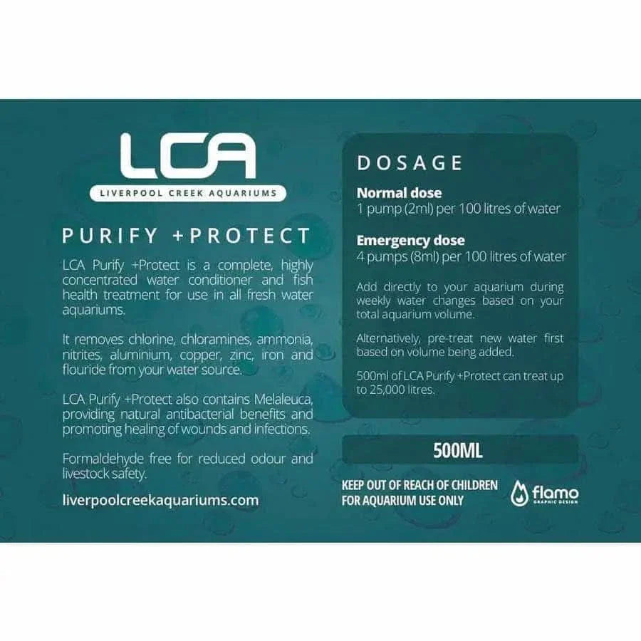 Aquarium water conditioner label.