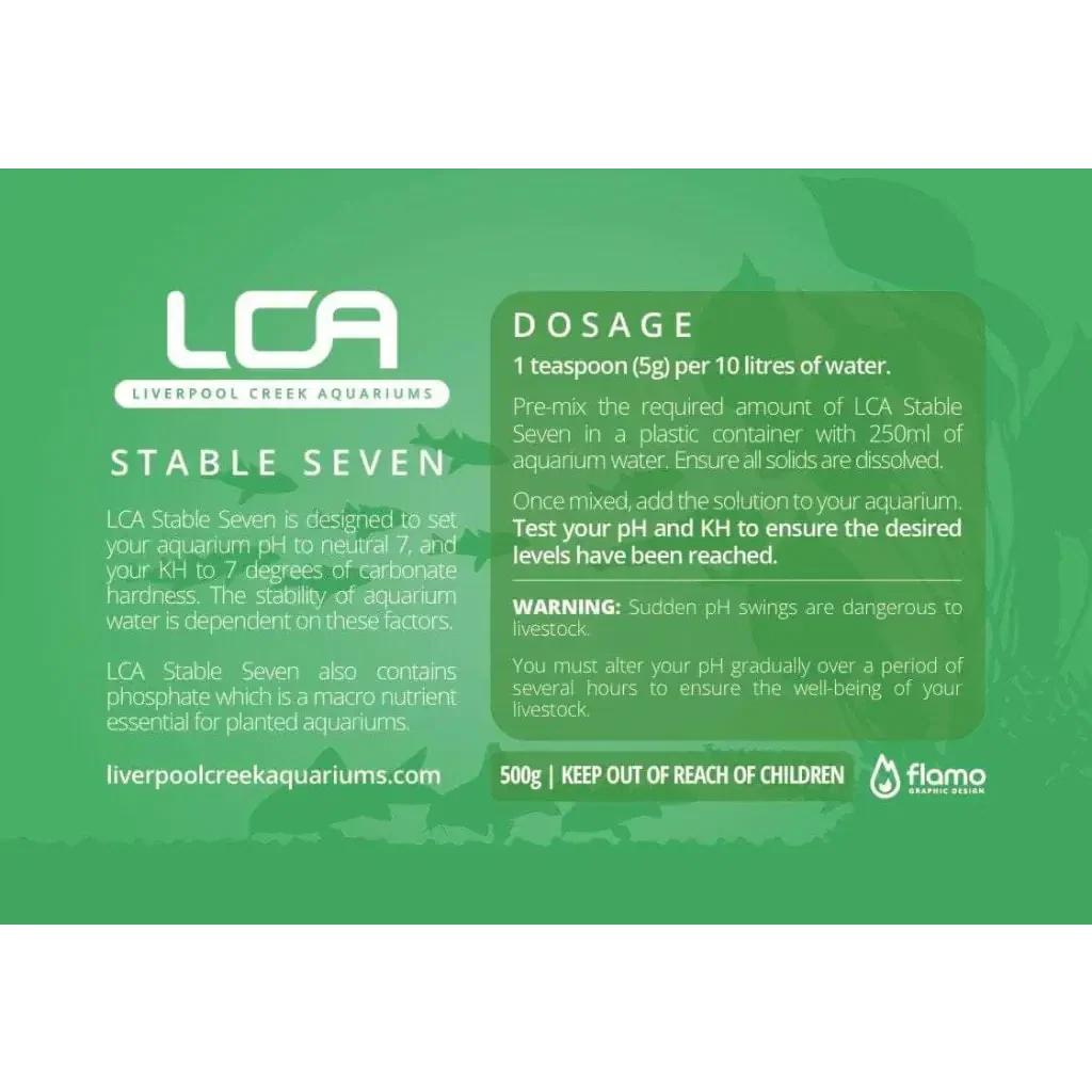 Aquarium water stabilizer product label.