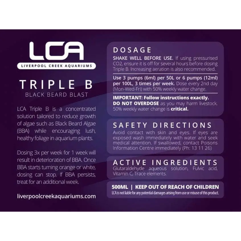 LCA Triple B ( Black Beard Blast ) - 500ML