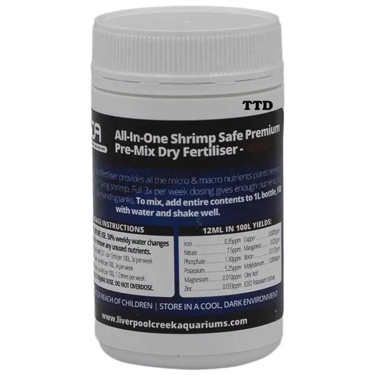 LCA’s All in One Shrimp Safe Pre Mix - Makes 1 Litre