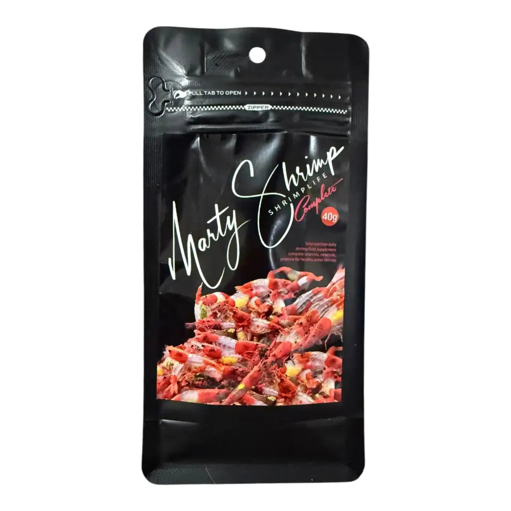 Marty Shrimp Complete food package.