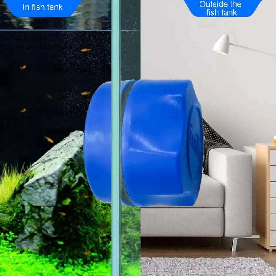 Mini Magnetic Glass Algae Cleaner White L(4A)